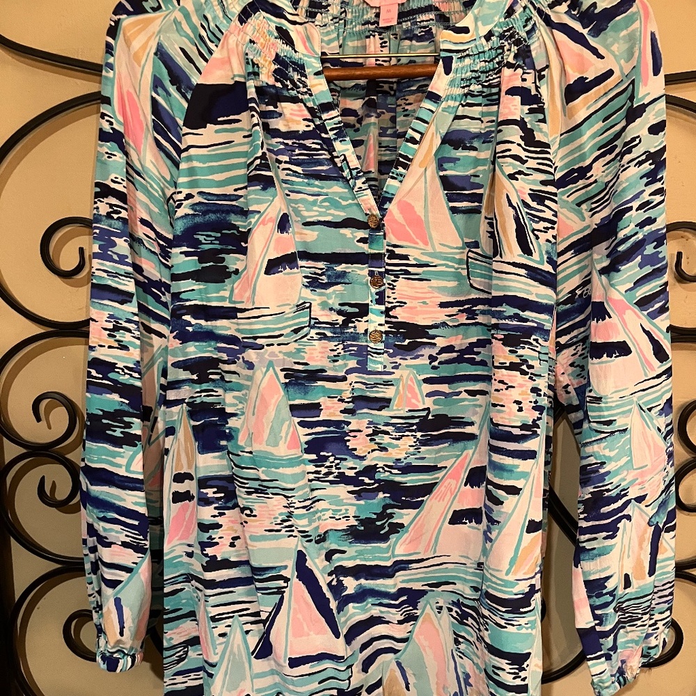 Lilly Pulitzer Silk Ladies Top